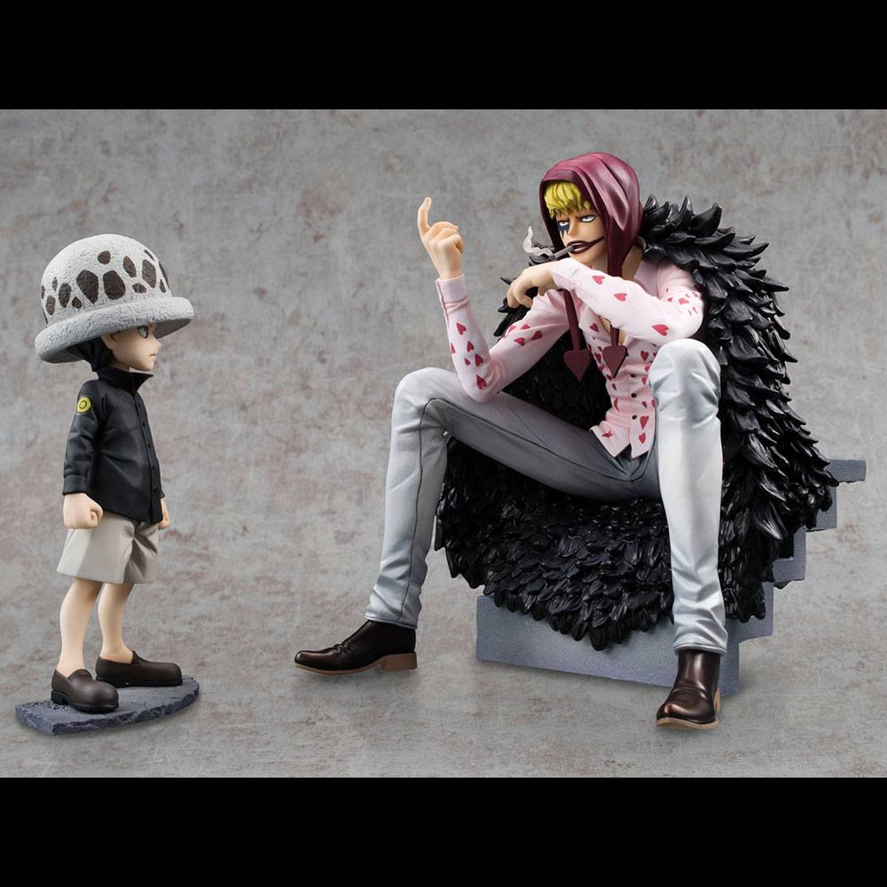 One Piece Estatua 1/8 Excellent Model Limited P.O.P. Corazon & Law Limited Edition 17 cm   Megahouse