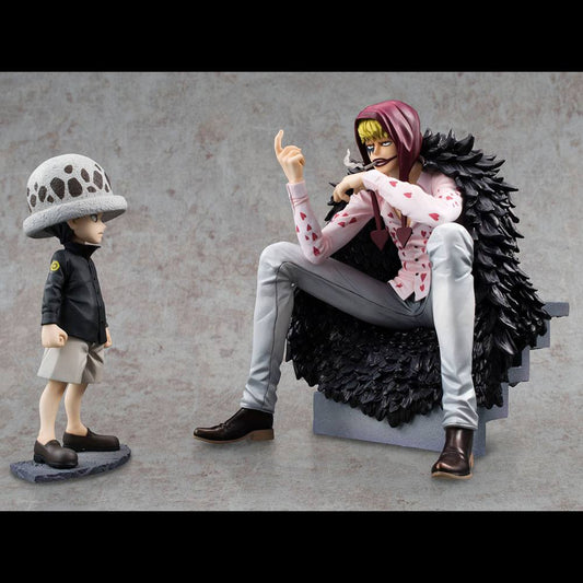 One Piece Estatua 1/8 Excellent Model Limited P.O.P. Corazon & Law Limited Edition 17 cm  