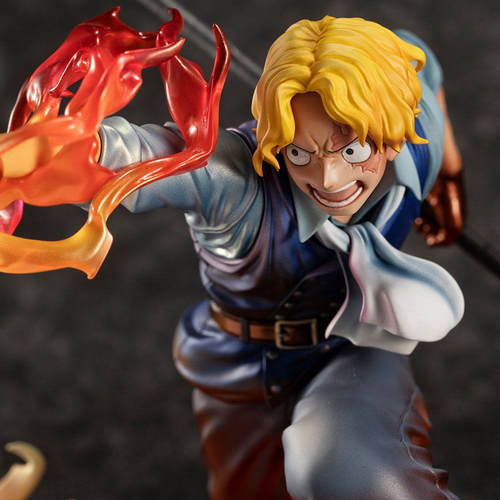 One Piece Estatua PVC Excellent Model P.O.P. Sabo Fire Fist Inheritance Limited Edition 15 cm   Megahouse