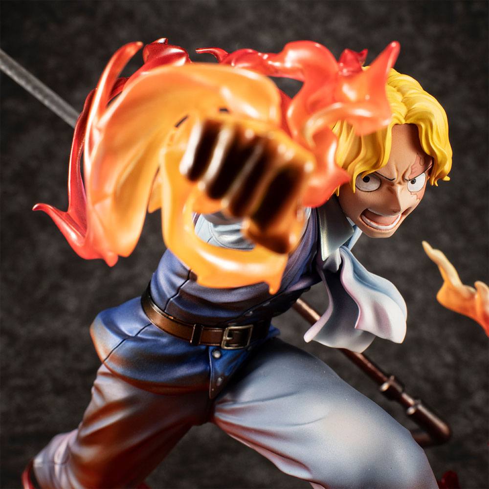 One Piece Estatua PVC Excellent Model P.O.P. Sabo Fire Fist Inheritance Limited Edition 15 cm   Megahouse