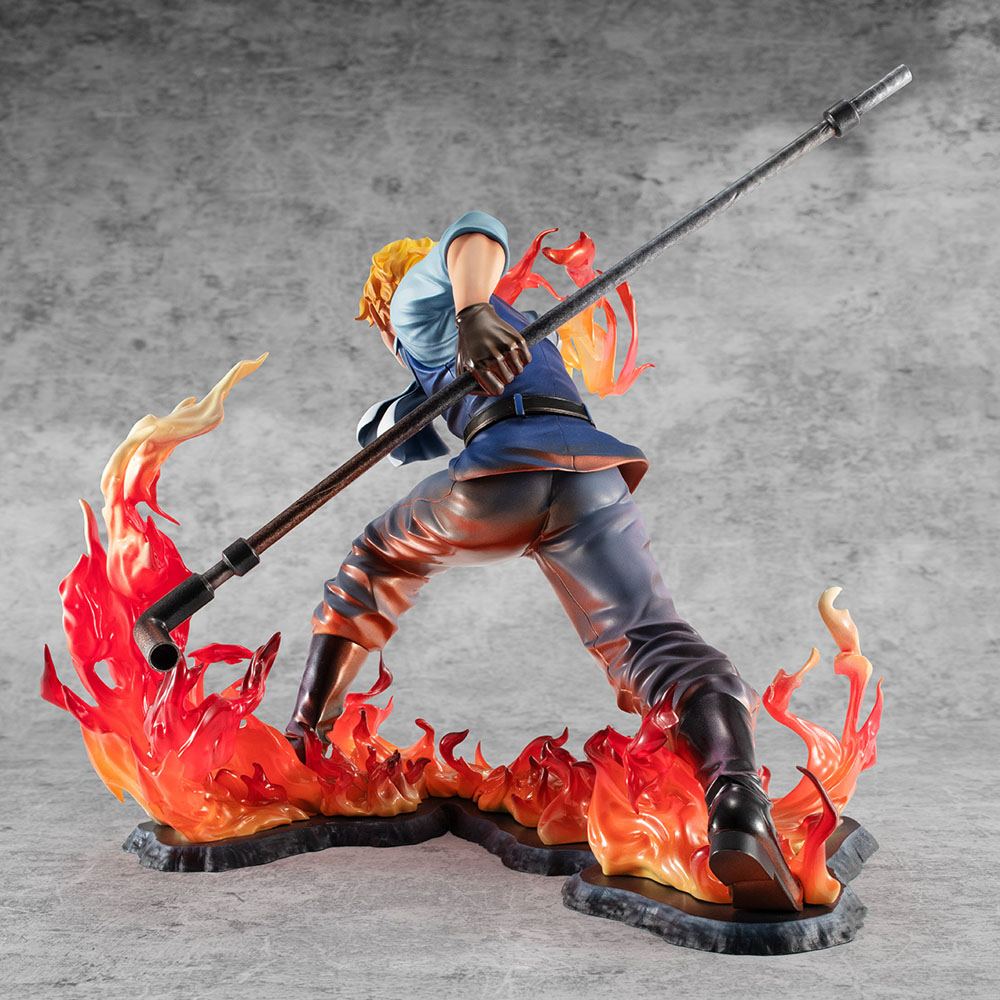 One Piece Estatua PVC Excellent Model P.O.P. Sabo Fire Fist Inheritance Limited Edition 15 cm   Megahouse