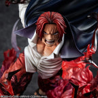 One Piece Estatua PVC P.O.P. SA-MAXIMUM Leader of Red Hair Pirates Red-Haired Shanks Kamusari 25 cm   Megahouse