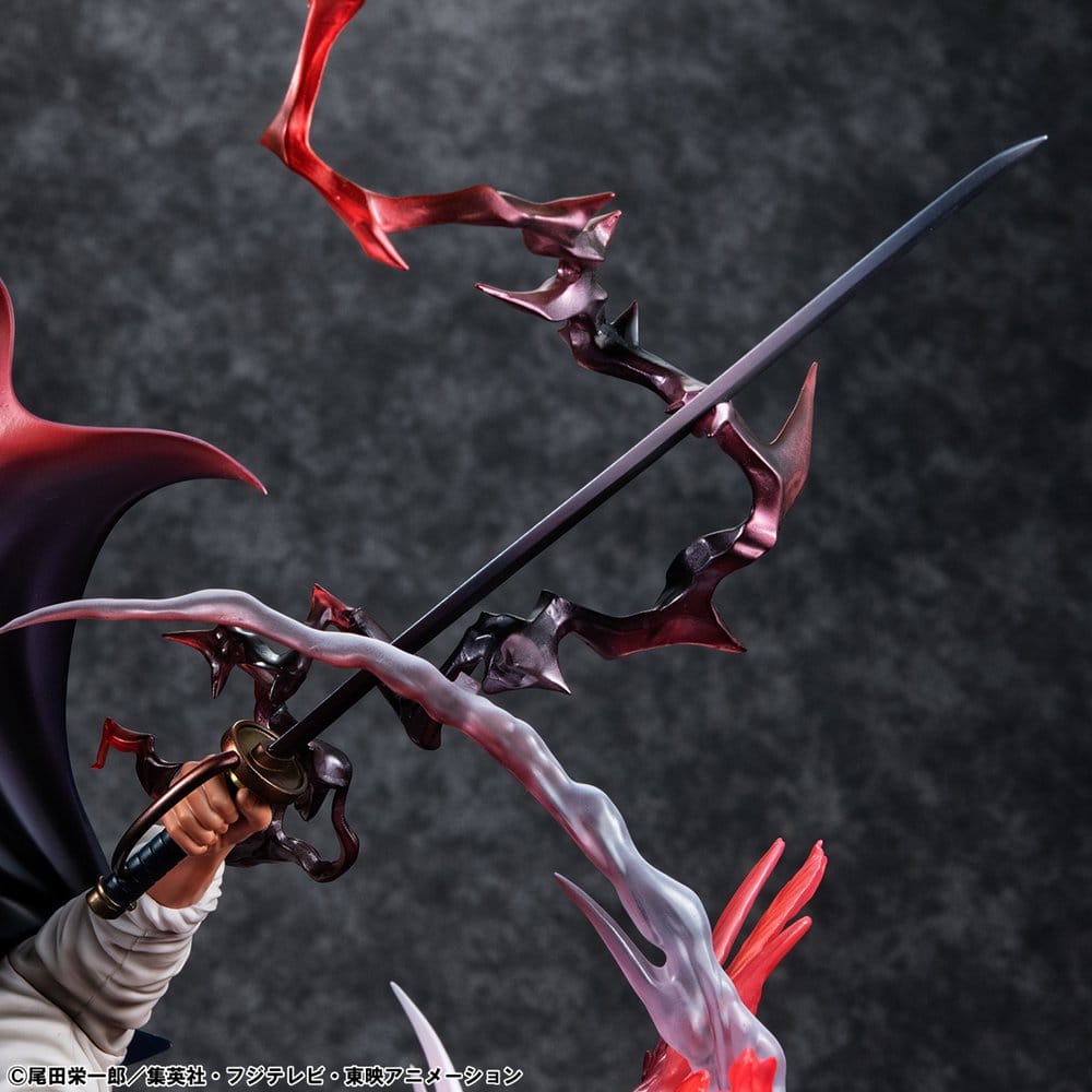 One Piece Estatua PVC P.O.P. SA-MAXIMUM Leader of Red Hair Pirates Red-Haired Shanks Kamusari 25 cm