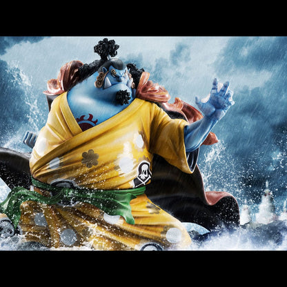 One Piece Estatua PVC Portrait Of Pirates SA-MAXIMUM Knight of the Sea Jinbe Limited Reprint 25 cm  