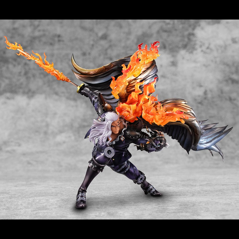 One Piece Estatua PVC Portrait Of Pirates WA-MAXIMUM Beasts Pirates All-Stars King 33 cm   Megahouse