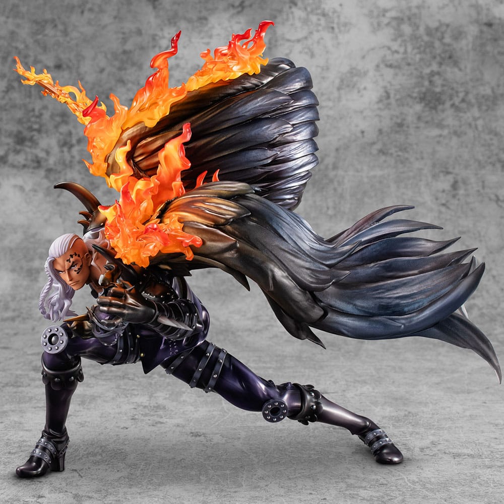 One Piece Estatua PVC Portrait Of Pirates WA-MAXIMUM Beasts Pirates All-Stars King 33 cm   Megahouse