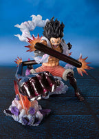 One Piece Figuarts ZERO Extra Battle Estatua PVC Monkey D. Luffy Gear 4 Snake Man King Cobra 21 cm   TAMASHII NATIONS