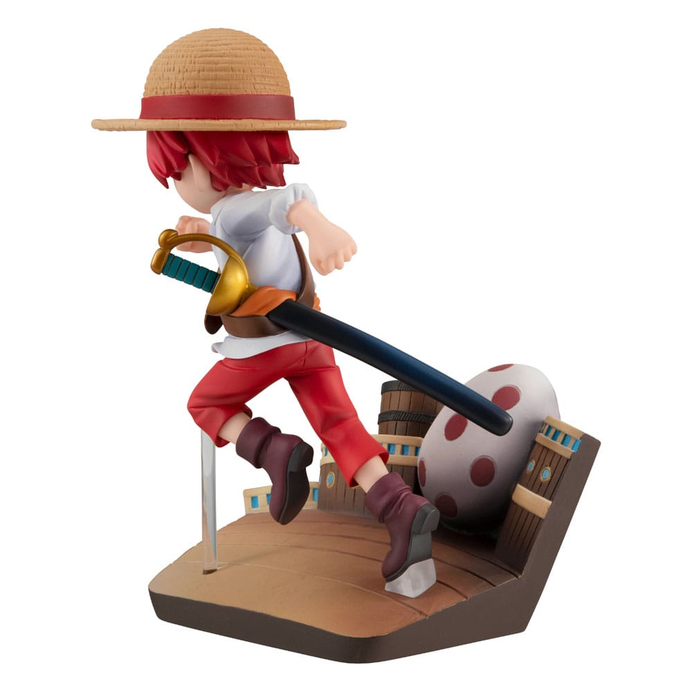 One Piece Serie G.E.M. Estatua PVC Shanks Run! Run! Run! 13 cm   Megahouse