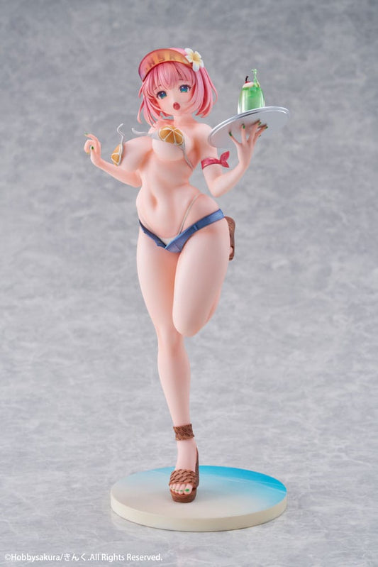 Original Illustration Estatua PVC 1/7 Summer Waiter illustration by Kink Limited Edition 25 cm  