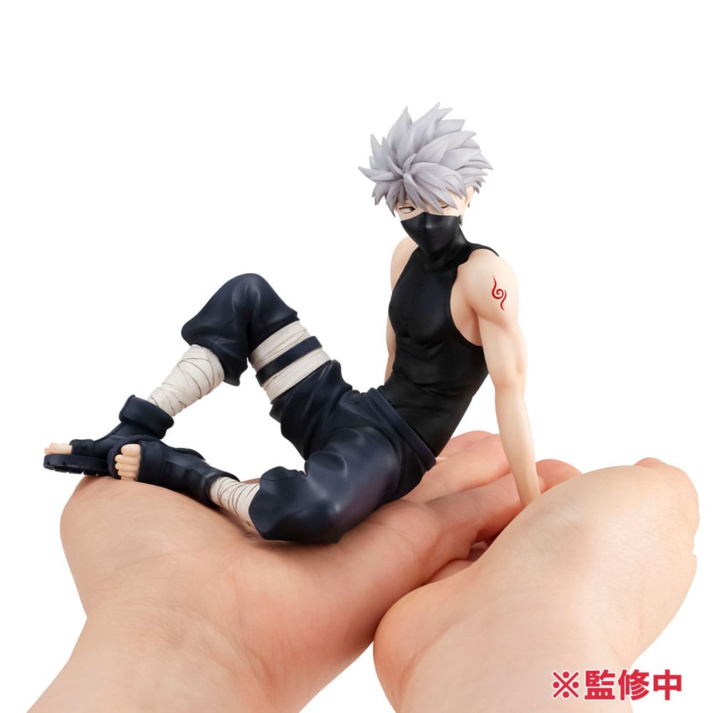 PACK 2 figuras Naruto Shippuden G.E.M. Kakashi y Naruto Uzumaki Palm Size 9 cm   Megahouse