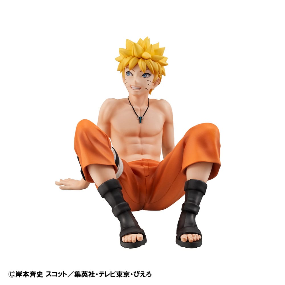 PACK 2 figuras Naruto Shippuden G.E.M. Kakashi y Naruto Uzumaki Palm Size 9 cm   Megahouse