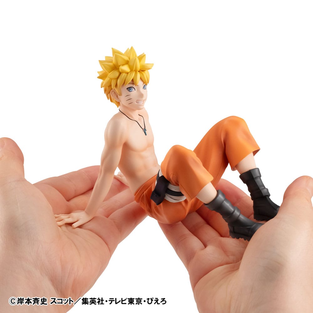 PACK 2 figuras Naruto Shippuden G.E.M. Kakashi y Naruto Uzumaki Palm Size 9 cm   Megahouse
