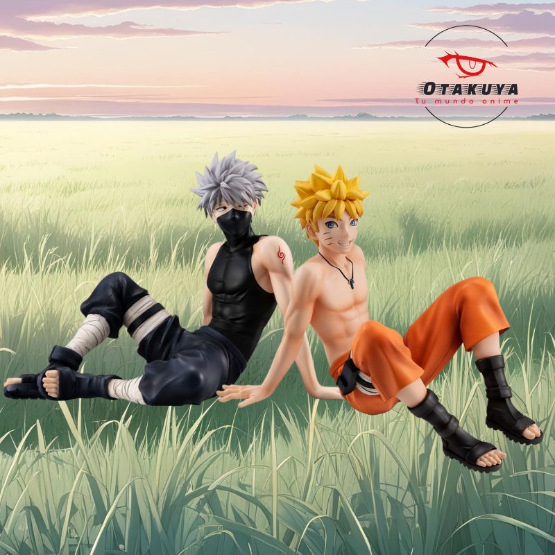 PACK 2 figuras Naruto Shippuden G.E.M. Kakashi y Naruto Uzumaki Palm Size 9 cm   Megahouse