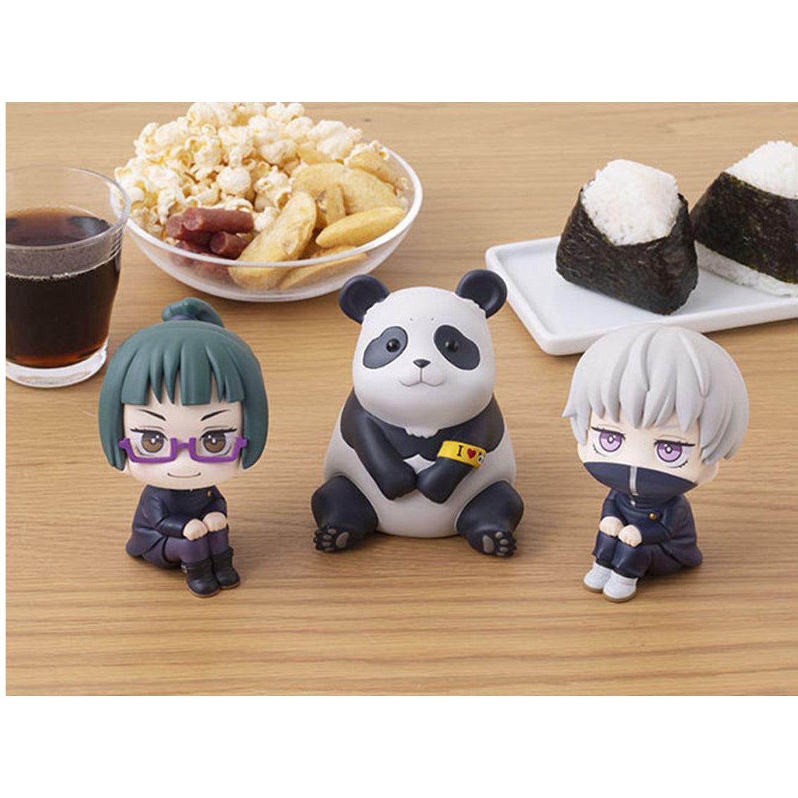 PACK 3 FIGURAS MEGAHOUSE LOOK UP JUJUTSU KAISEN MAKI TOGE PANDA GIFT SET   Megahouse