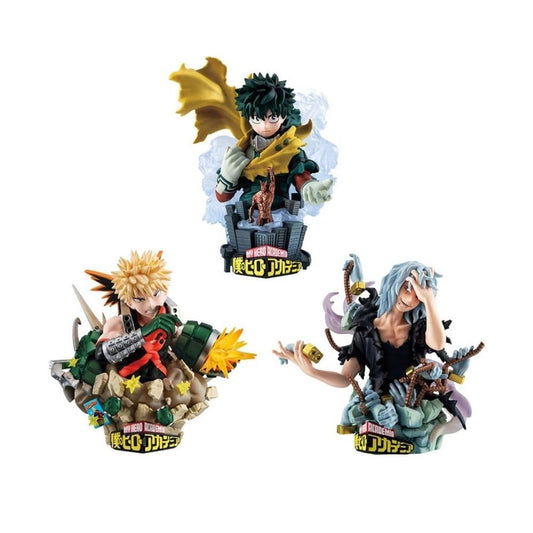 PACK 3 FIGURAS MEGAHOUSE PETITRAMA EX SERIES 3 MY HERO ACADEMIA TYPE-DECISION  