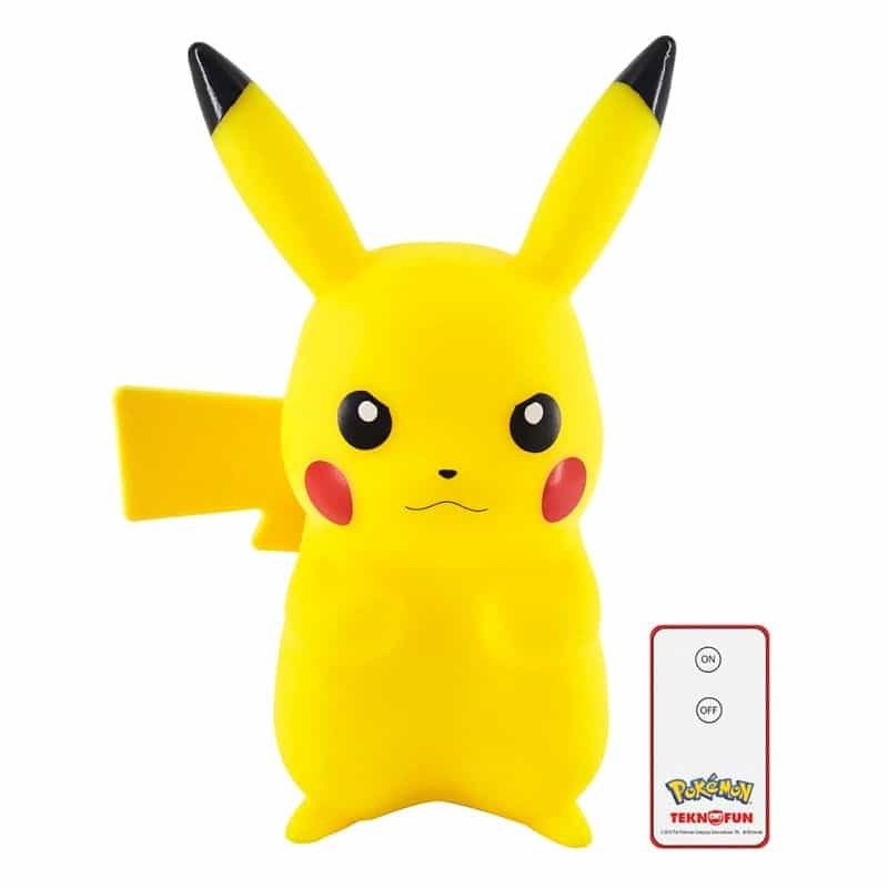 PIKACHU LAMPARA LED 25 CM + CONTROL REMOTO POKEMON   TeknoFun