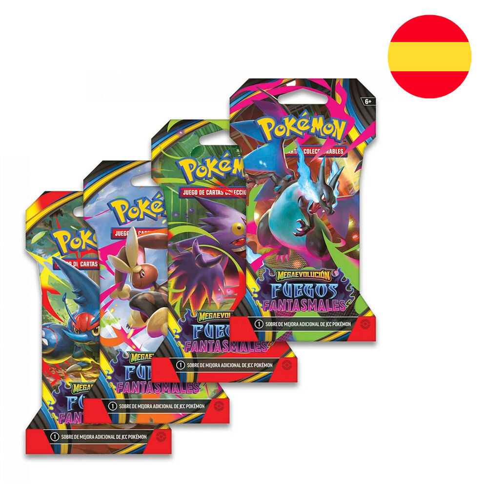 POKÉMON TCG NOV  EXP SLEEVED BOOSTER ESPAÑOL   Pokémon TCG