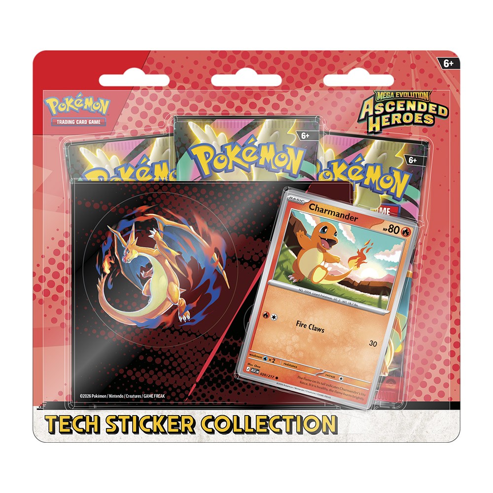 POKEMON TCG - COLECCION ESPECIAL CON PEGATINAS ENERO 2026 (INGLES)   Pokémon TCG