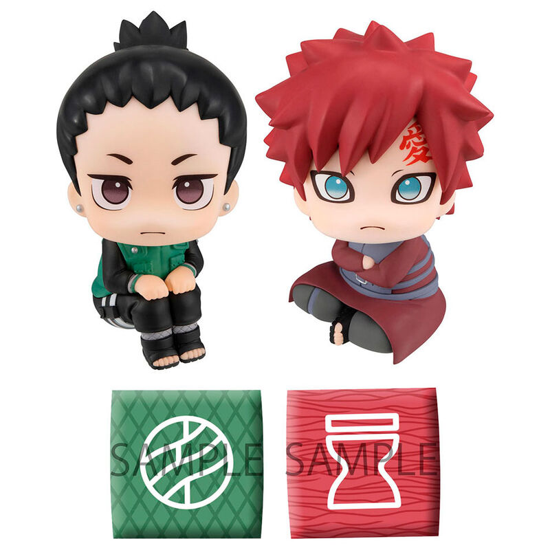 Pack 2 Figuras Shikamaru Nara y Gaara Look up Naruto Shippuden 11cm   MEGAHOUSE