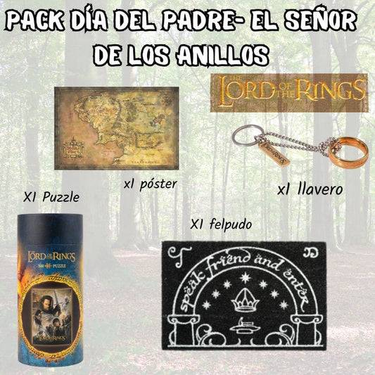 Pack Día del Padre El Señor de los Anillos para regalo  