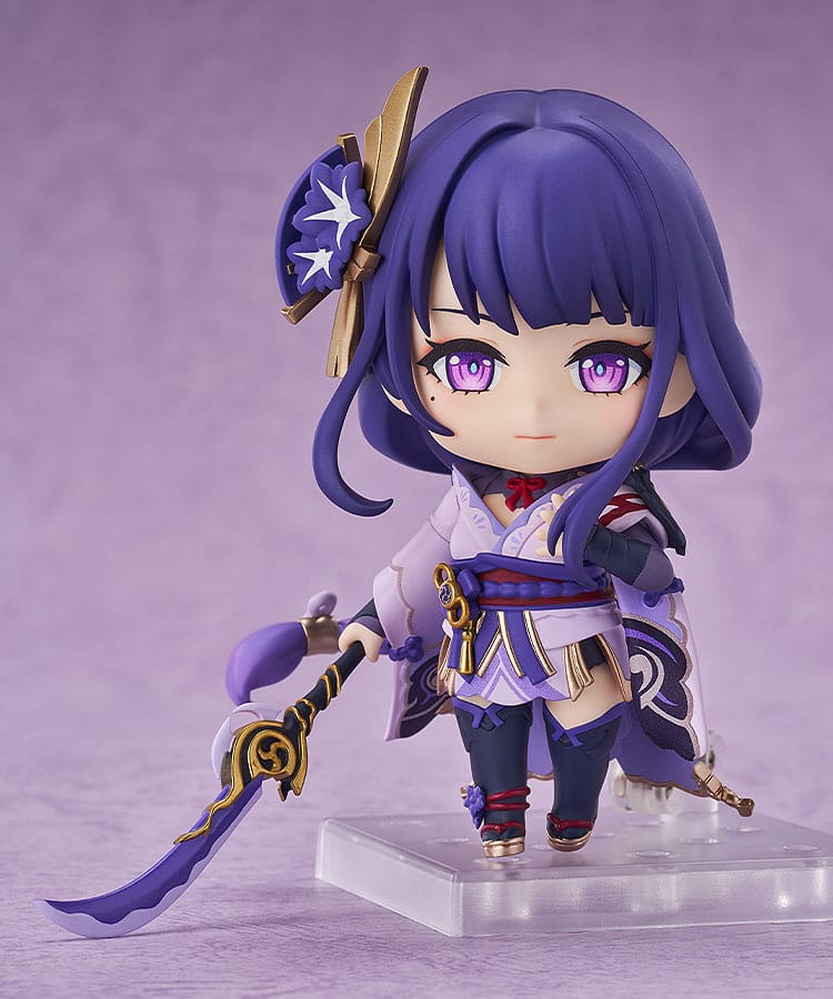 Pack Genshin Impact Figura Nendoroid Raiden Shogun 10 cm + Alfombrilla PC   GOOD SMILE