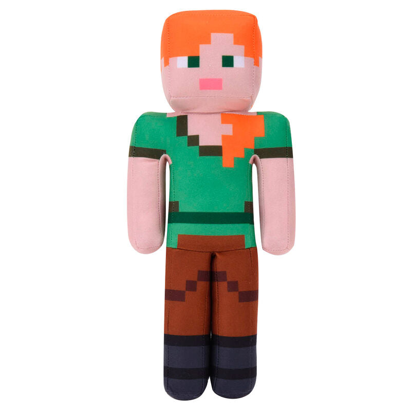 Peluche Alex Minecraft 35cm   PLAY BY PLAY