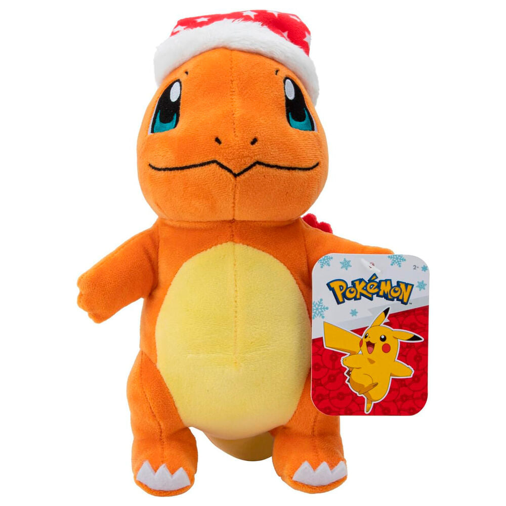 Peluche Charmander Navidad Pokemon 20cm   JAZWARES