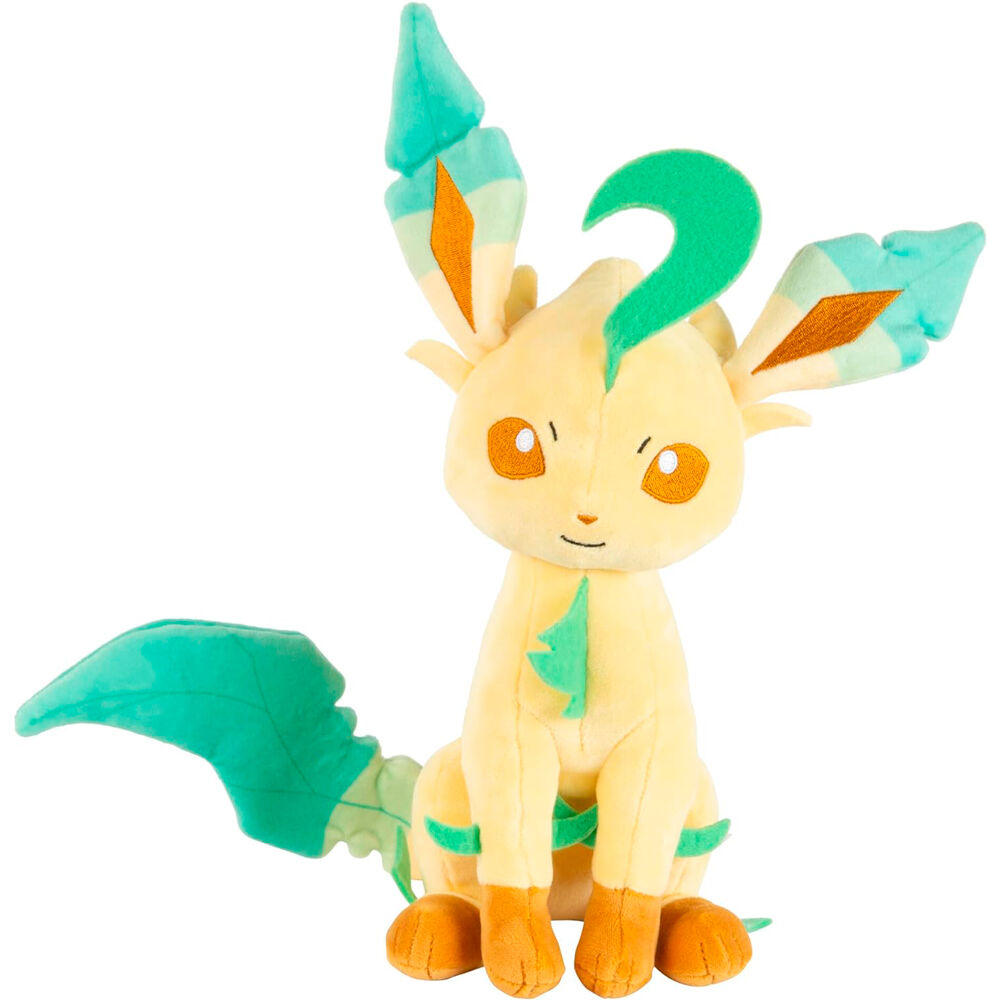 Peluche Leafeon Pokemon 23cm   JAZWARES