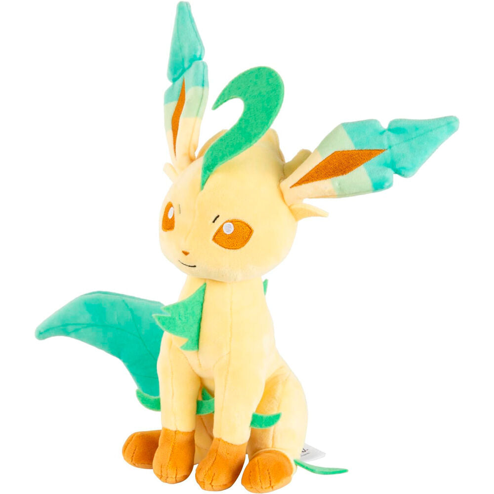Peluche Leafeon Pokemon 23cm   JAZWARES