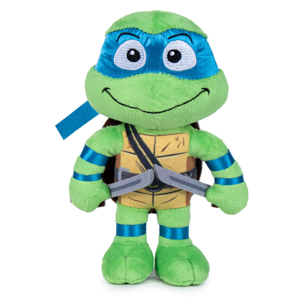 Peluche Leonardo Mutant Mayhem Tortugas Ninja 21cm   PLAY BY PLAY