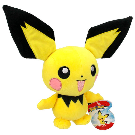 Peluche Pichu Pokemon 20cm   JAZWARES