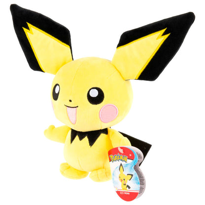 Peluche Pichu Pokemon 20cm   JAZWARES