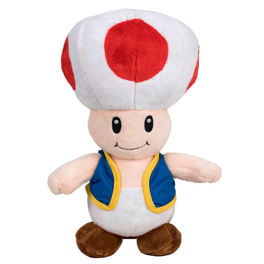 Peluche Toad Mario Bros soft 30cm   NINTENDO