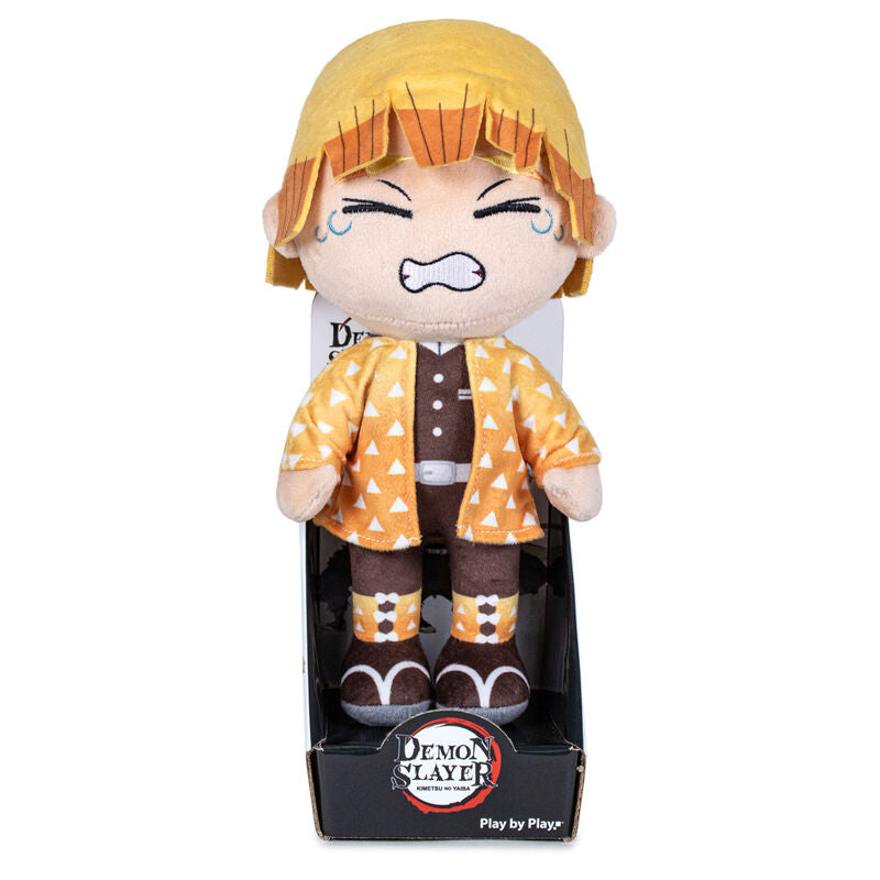 Peluche Zenitsu Agatsuma Demon Slayer Kimetsu no Yaiba 27cm   SELECTA VISION
