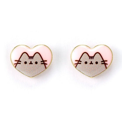 Pendientes Corazon Pusheen   THE CARAT SHOP