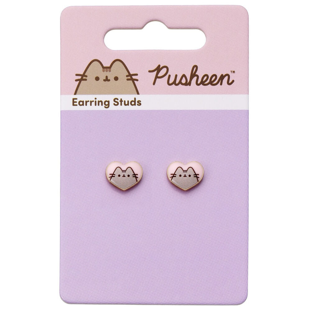 Pendientes Corazon Pusheen   THE CARAT SHOP