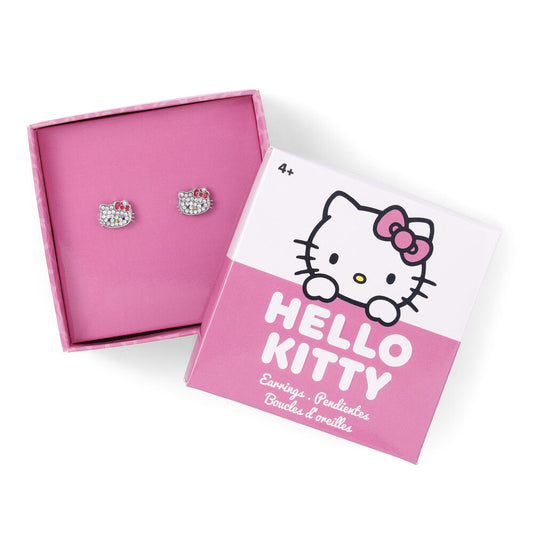 Pendientes Hello Kitty plata  