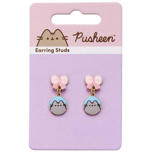 Pendientes Lazos Pusheen  