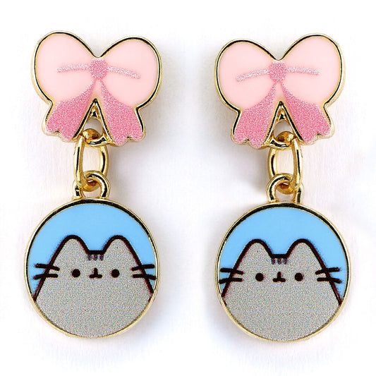 Pendientes Lazos Pusheen  