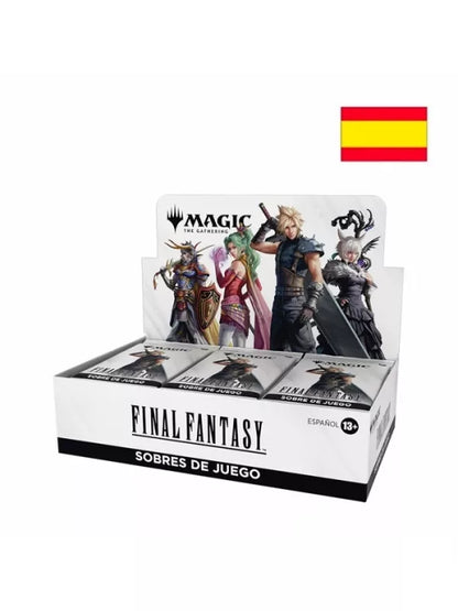 Play Booster Display (30 Sobres) Final Fantasy Español - Magic The Gathering   Magic The Gathering
