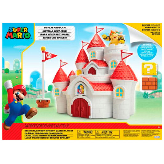 Playset Mushroom Kingdom Castle Mario Bros Nintendo  