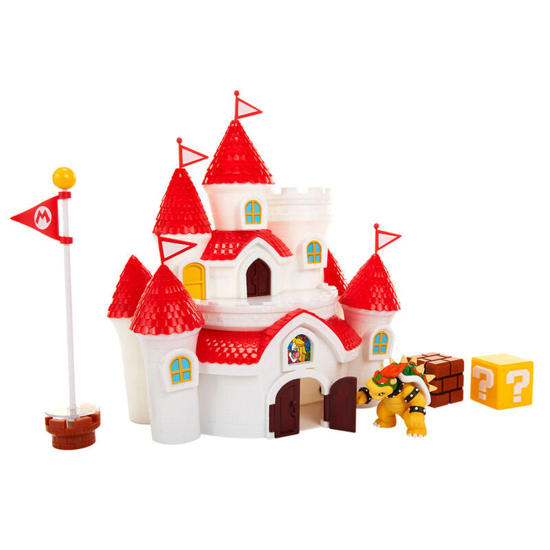 Playset Mushroom Kingdom Castle Mario Bros Nintendo   JAKKS PACIFIC