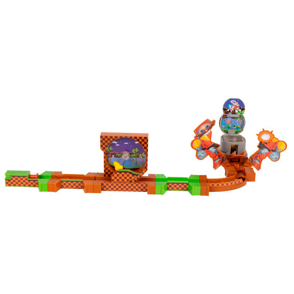 Playset Super Sonic Deluxe Go Go Racers Sonic   JAKKS PACIFIC