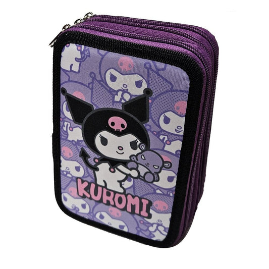 Plumier Kuromi Hello Kitty triple  