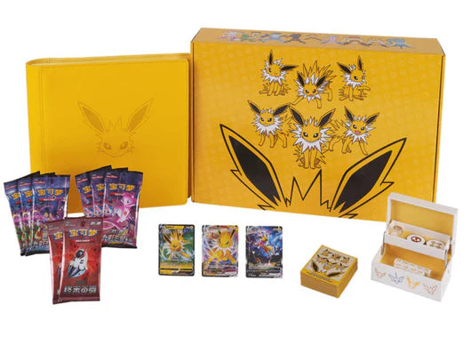 Pokémon | Caja Ultra Premium Eevee V Gift Box "Jolteon Box" Chino 2024   Pokémon TCG