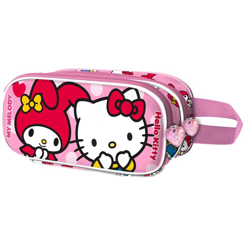Portatodo 3D Lovely Hello Kitty and Friends doble   KARACTERMANIA