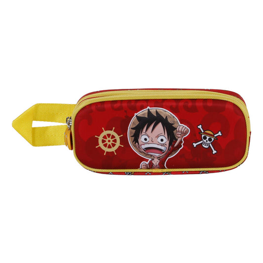 Portatodo 3D Luffy One Piece doble  