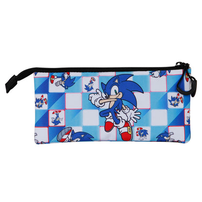Portatodo Blue Lay Sonic The Hedgehog triple   KARACTERMANIA