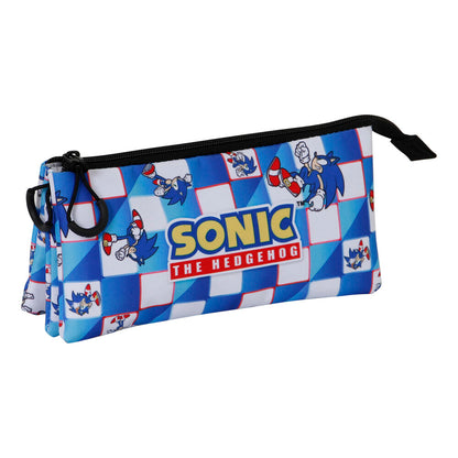 Portatodo Blue Lay Sonic The Hedgehog triple   KARACTERMANIA