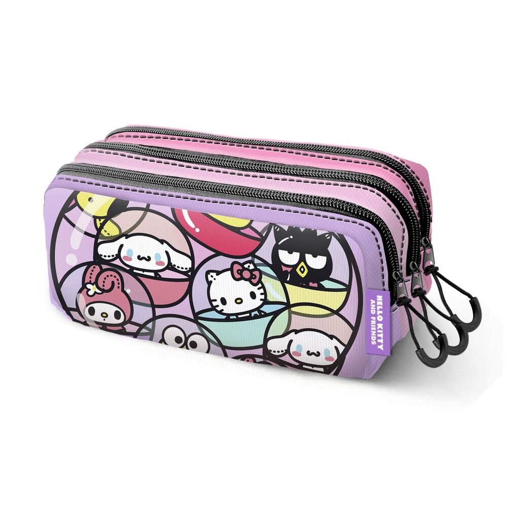 Portatodo Gashapon Hello Kitty triple   KARACTERMANIA